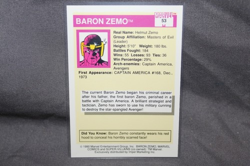 Tarjetas coleccionables Impel Universo Marvel 1990 ¡completan tu conjunto que elijas! - Imagen 163 de 464