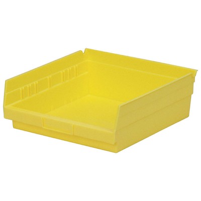 AKRO-MILS 30170YELLO Shelf Bin,Yellow,Indstr Grd Poly,4 in 5W856