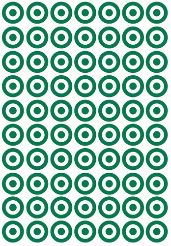 Small Target, Bullseye Shaped Vinyl Wall Stickers, Decals, Craft, Cardmaking - Picture 19 of 23