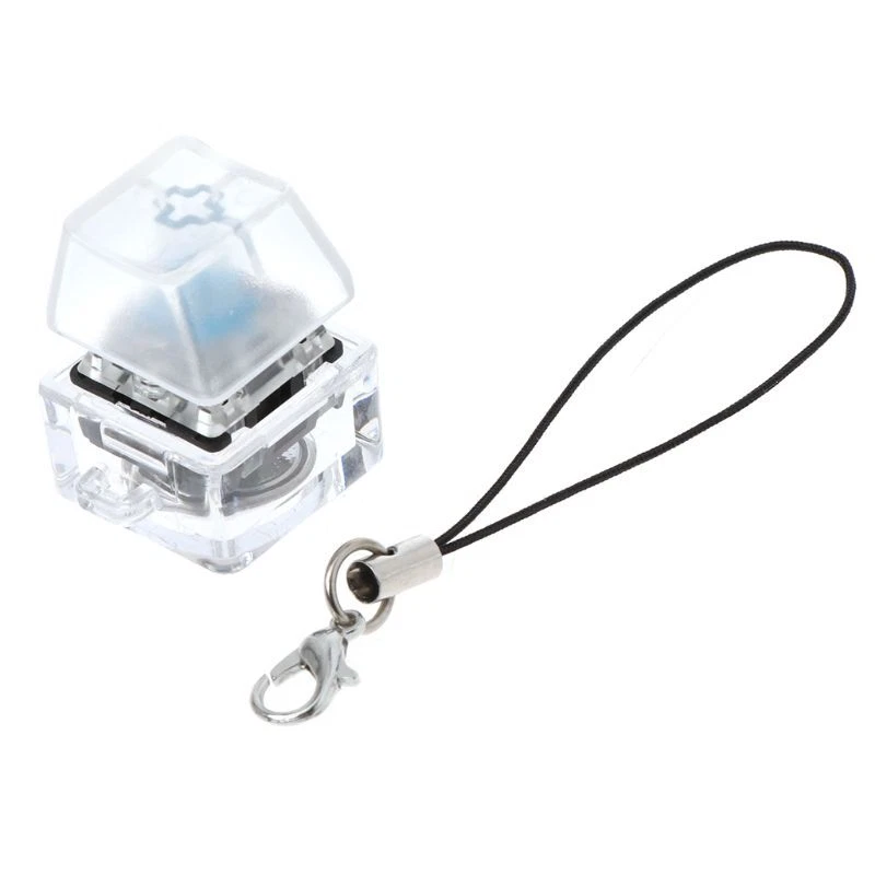 Cherry MX Mechanical Keyboard RGB Tester Base with Clear Keychain Cherry MX Mechanical Keyboard RGB Tester Base with Clear Keychain