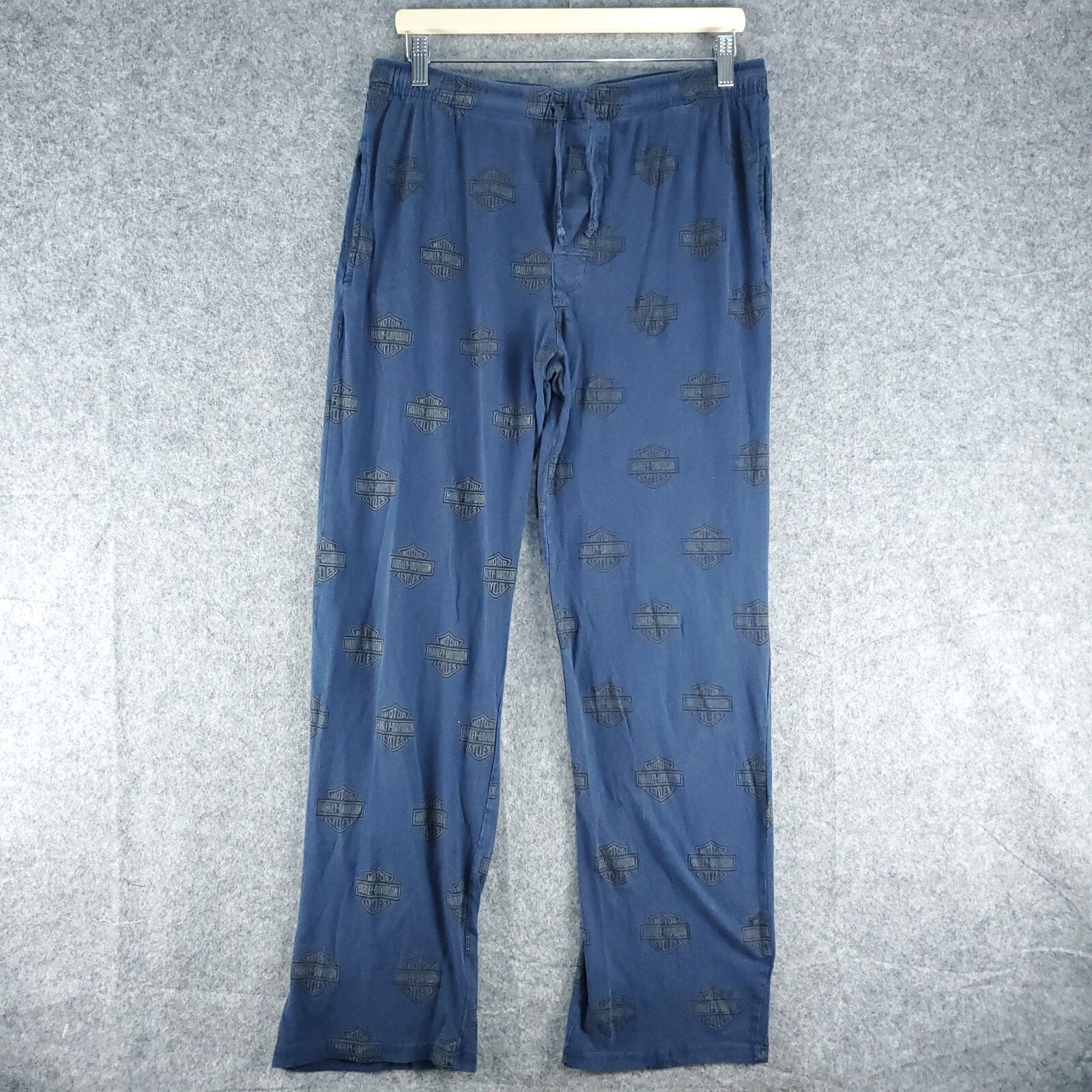 Harley Davidson Lounge Pajama Pants Mens Medium Blue … Gem