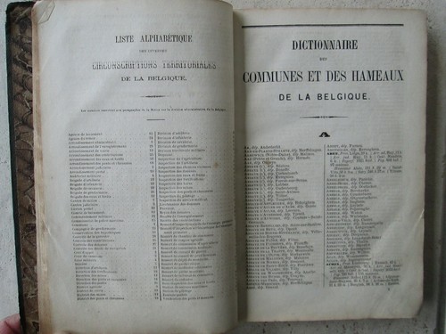DICTIONNAIRE DES COMMUNES DU ROYAUME DE BELGIQUE, 1858. - Picture 3 of 11