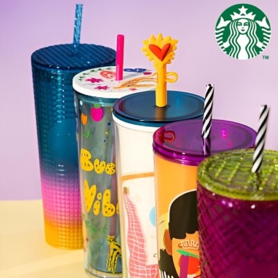 STARBUCKS Taiwan Artist Cold Water Cup / Stainless Steel Mug 8 Types JAPAN NEW