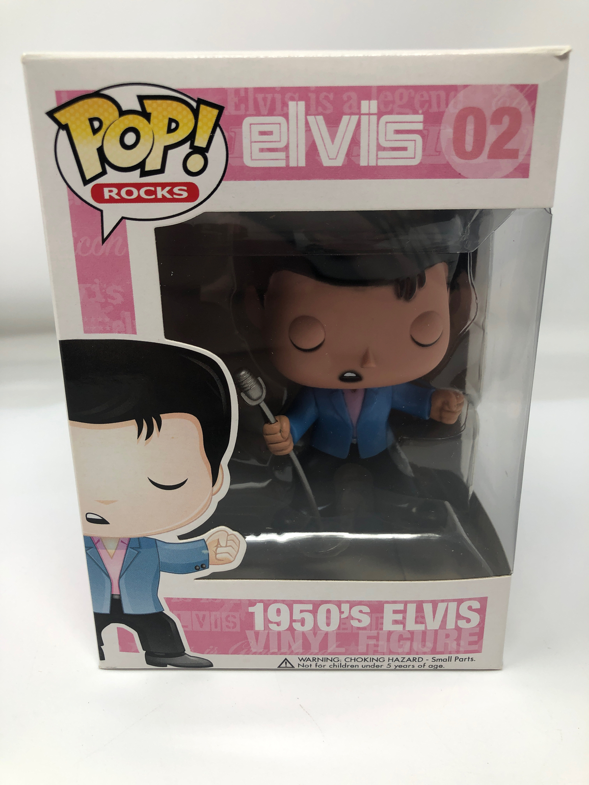 Sale Funko Pop! Rocks Elvis Presley 1950'S #2 Vinyl Figure Damaged