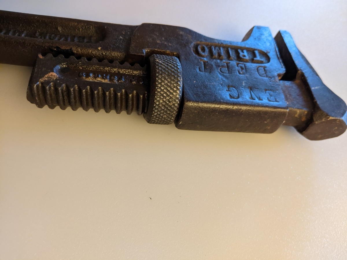 パイプカッター　TRIMONT MFG CO パイプカッター TRIMONT MFG CO Vintage Adjustable Pipe Wrench