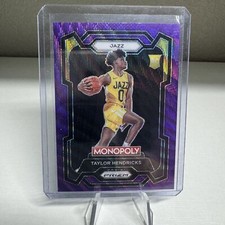 2023-24 Prizm Monopoly Taylor Hendricks Purple Wave Prizm #86 RC