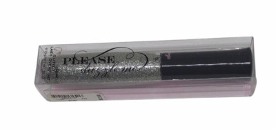 Victoria's Secret Lash Overcoat 'Please Dazzle Me' Glitter Silver Sexy Little