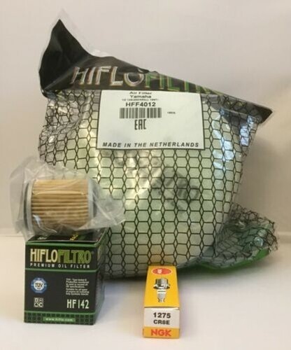 Kit Entretien pour Yamaha YZ250F (2001 À 2002) Air/Huile Filtre Et NGK Bougie