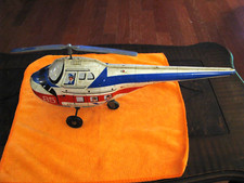 Vintage J. Chein Tin Lithograph Toy Helicopter USA