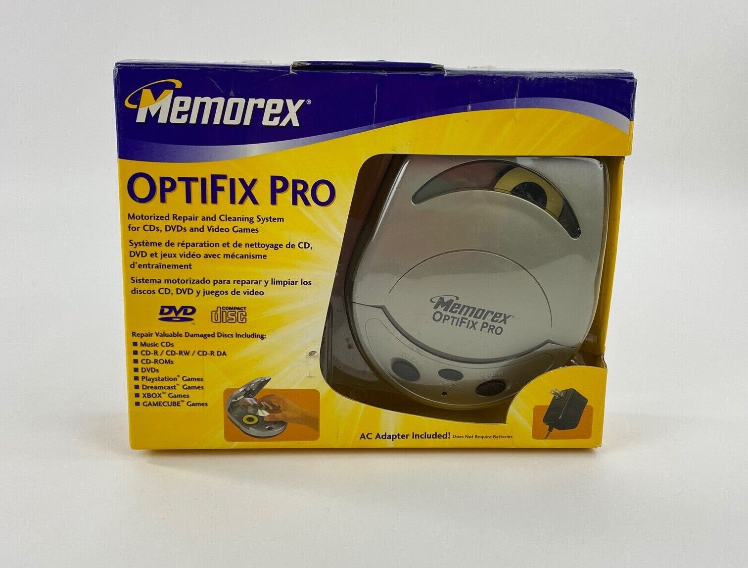 Buy Memorex Optifix Pro Motorized Media CD DVD Video Game Cleaning and  Repair New Online at Lowest Price in Nepal. 275351520704