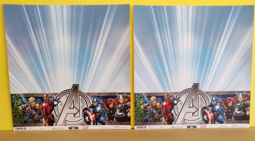 MARVEL12" Cardstock Scrapbook Paper, Avengers Spiderman Thor Widow Ironman Hulk - Picture 2 of 5