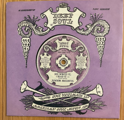 JUNIOR MCCANTS SHE WROTE IT I READ IT/JOHNNY SOUL FALL IN THESE ARM DEEP SOUL 45