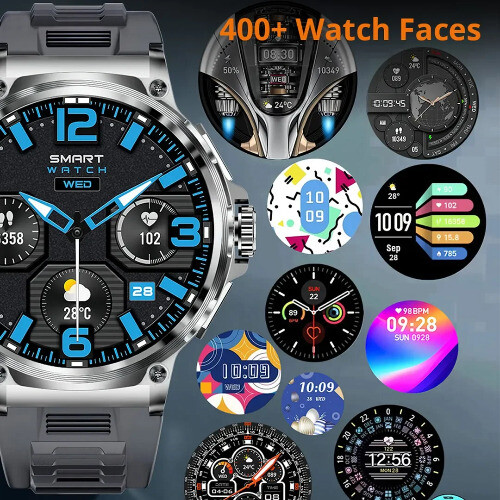 Bluetooth Call Smart Watch Fitness Tracker Heart Monitor 710mAh Smartwatch - 第 3/13 張圖片
