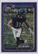 2024 Topps Chrome Rookies Purple Speckle Refractor /275 Cooper DeJean #232 0rt