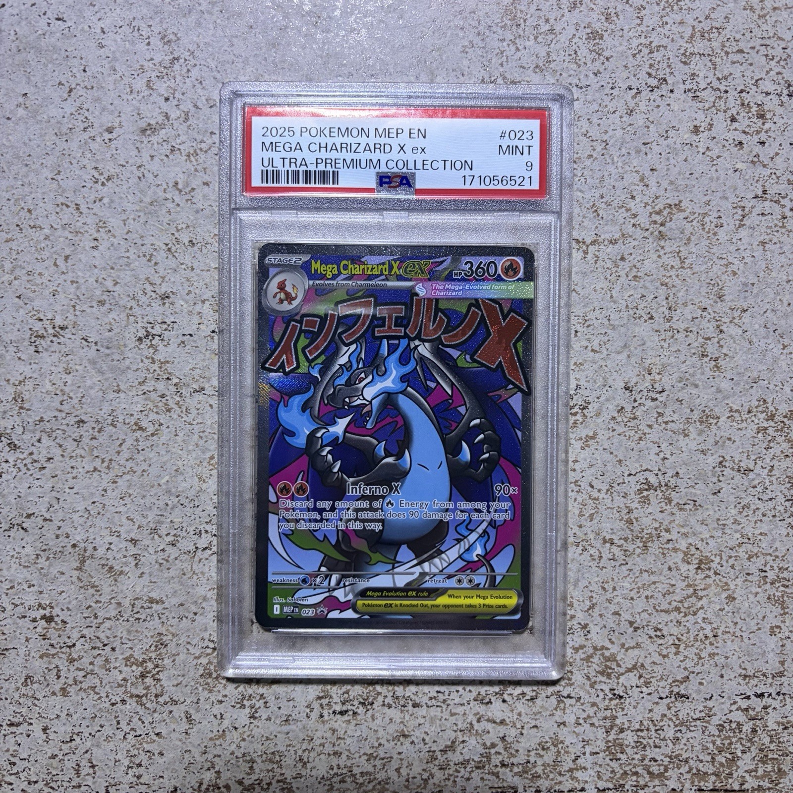 Mega Charizard X Ex 023 UPC Promo BSP Pokemon Card PSA 9 MINT | eBay