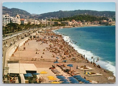 Reflets de la Cote d'Azure Nice France Postcard 6 X 4