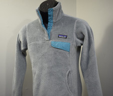 Patagonia Re-Tool Snap-T Fleece Pullover Gray Hiking Polartec Womens XS XSMALL