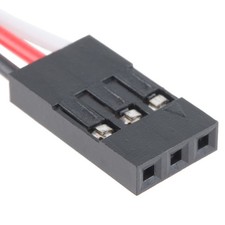 SparkFun PRT-13164 Jumper Wire - 0.1", 3-pin, 6" Black, Red, White