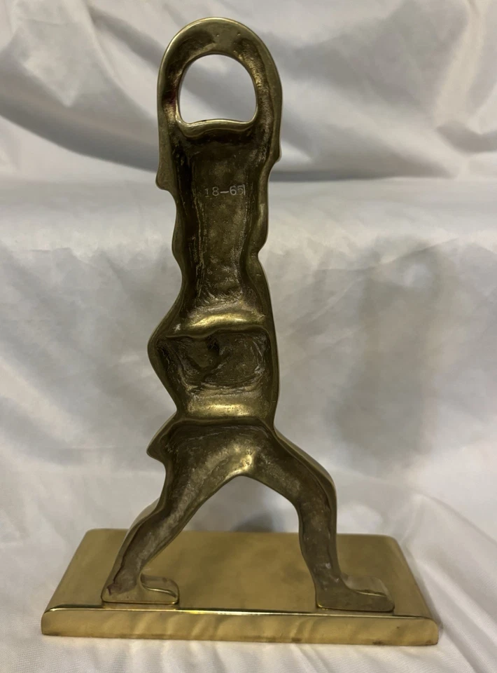 Colonial Williamsburg West Virginia 11" figurativo soldado de arpillera tope de puerta de latón Foto 2 de 4