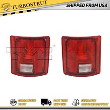 2 Left Right Tail Light Assembly For 1987-1991 Gmc V2500 Suburban 5.7l