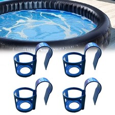 4 Stück Getränkehalter am Pool perfekt für Getränke und Snacks auf Poolparty