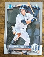 Kevin McGonigle 2025 Bowman Chrome 1st Bowman #BCP-79 Detroit Tigers