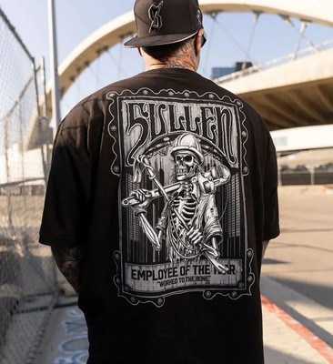 Jack of all Trades ''1 Ton'' Sullen Art Men's T shirt Black Large NWT Super Cool
