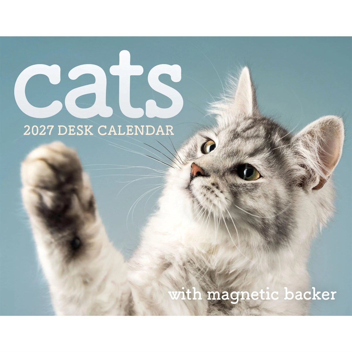 Cats Mini Desk Calendar 2027, Desk Calendars, Day To View, Cats, Gift