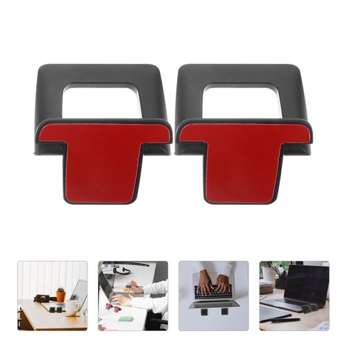2 Pcs Laptopständer Laptophalter Aus Kunststoff Halterung Für Laptop-Ständer - Afbeelding 7 van 12