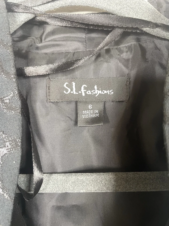 Vestido y Bolero De Colección S.L. Moda Noche Fiesta Enagua Tafetán Fiesta Vestido 6 Foto 3 de 4