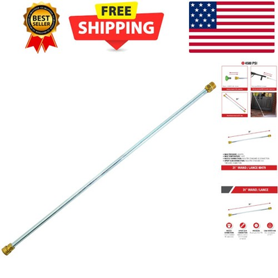 #ad Designed 31 Inch Pressure Washer Lance for Universal Fit and Maximum Pressure $50.99