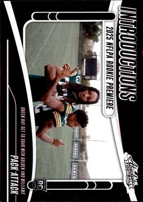 2025 Panini Absolute - Introductions Matthew Golden, Savion Williams #I-SWS (RC)