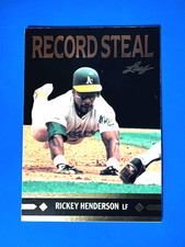 1991LEAF BASEBALL GOLD # BC-26 RICKEY HENDERSON NM-MT