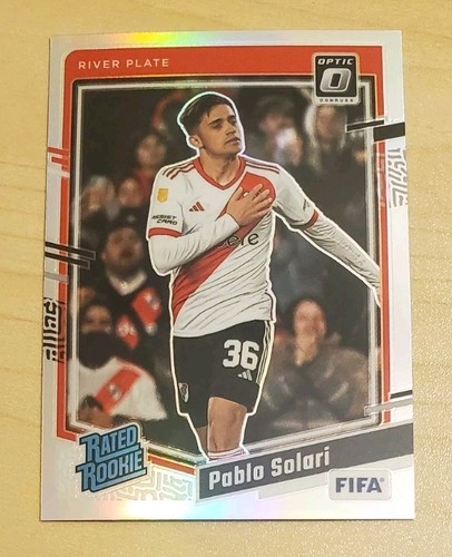 2023-24 Panini Donruss Fifa - Optic Rated Rookie Pablo Solari #192 Holo Prizm