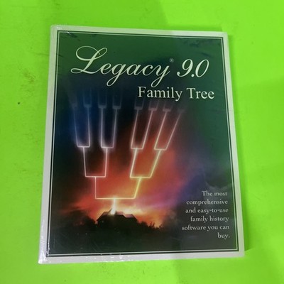 Legacy 9.0 Family Tree User Guide -Brand New with Disc Media