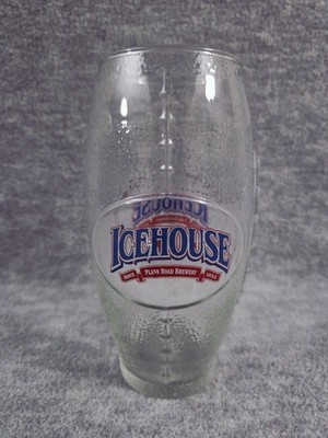 Miller Icehouse Plank Road Brewery Football Shape Beer Glass 20oz