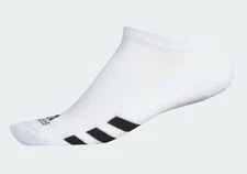 New Adidas No Show Socks Men's White (1 Pair) - CY9111 - PICK A SIZE