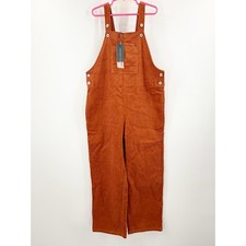 The Sunday Collective Corduroy Overalls Kids Size 8 Years NWT Autumnal Unisex