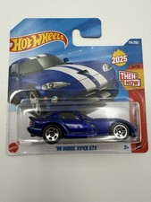 '96 Dodge Viper GTS 176/250 Hot Wheels 2025 HYW50 Then and Now 4/10 blue