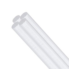 4PACK 1/8" x 12" Acrylic Round Rods Clear Plastic Acrylic Dowel Rods for DIY