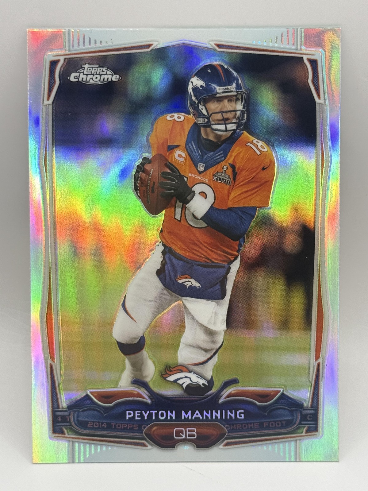 2014 Topps Chrome - Peyton Manning: Refractor #42