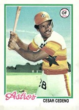 1978 Topps #650 Cesar Cedeno