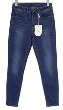 LIU JO Divine Women's Jeans W28 High Waist Skinny Washed Blue Ankle *
