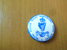 ORIGINAL 1960s METAL PIN BADGE - ROYAL ULSTER RIFLES BENEVOLENT FUND APPEAL
