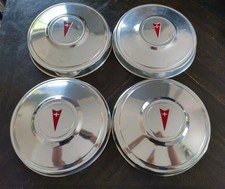 Pontiac 1971-85 10.5 Wheel Dog Dish Hub Caps Genuine Oem