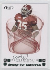 2006 SAGE Hit Design for Success Green DeMeco Ryans #D-55 0a1