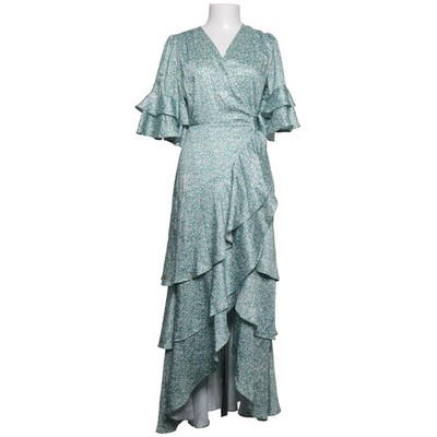 By Malina, Wickelkleid, Größe: S, Grün/Weiß/Mehrfarbig #o5h