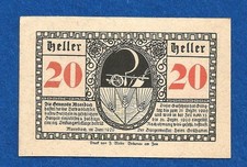 02 240 Emergency money municipality Moosbach 20 Heller, June 1920-31.12.1920, Austria