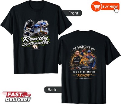 Kyle Busch #8 Rowdy Memorial NASCAR Racing Graphic Fan Shirt