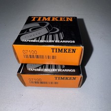 TIMKEN 07100 TAPERED ROLLER BEARING ID 25.40 mm SET OF 2